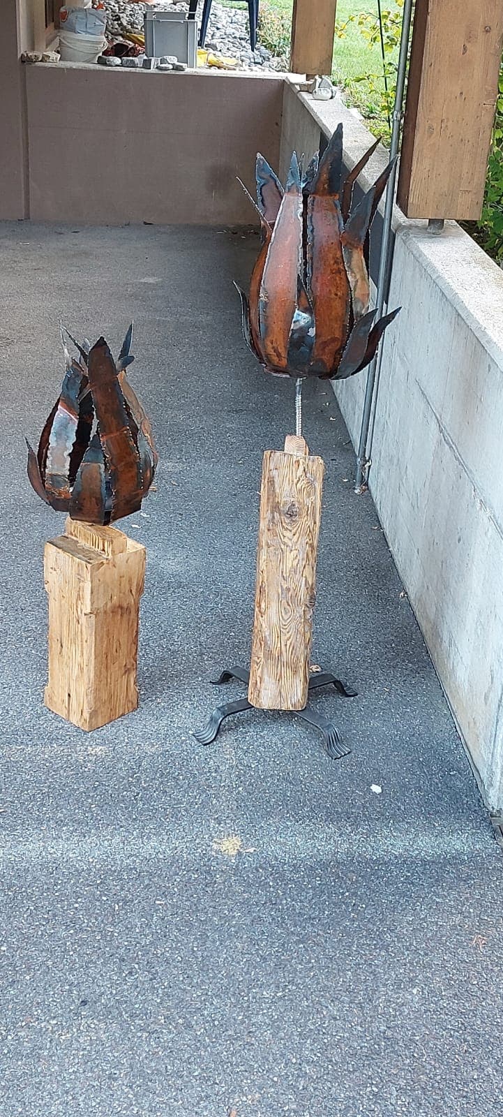 Metallkunstwerk von Nik Kläusler aus Bönigen – Inspiration für Auftragsarbeiten