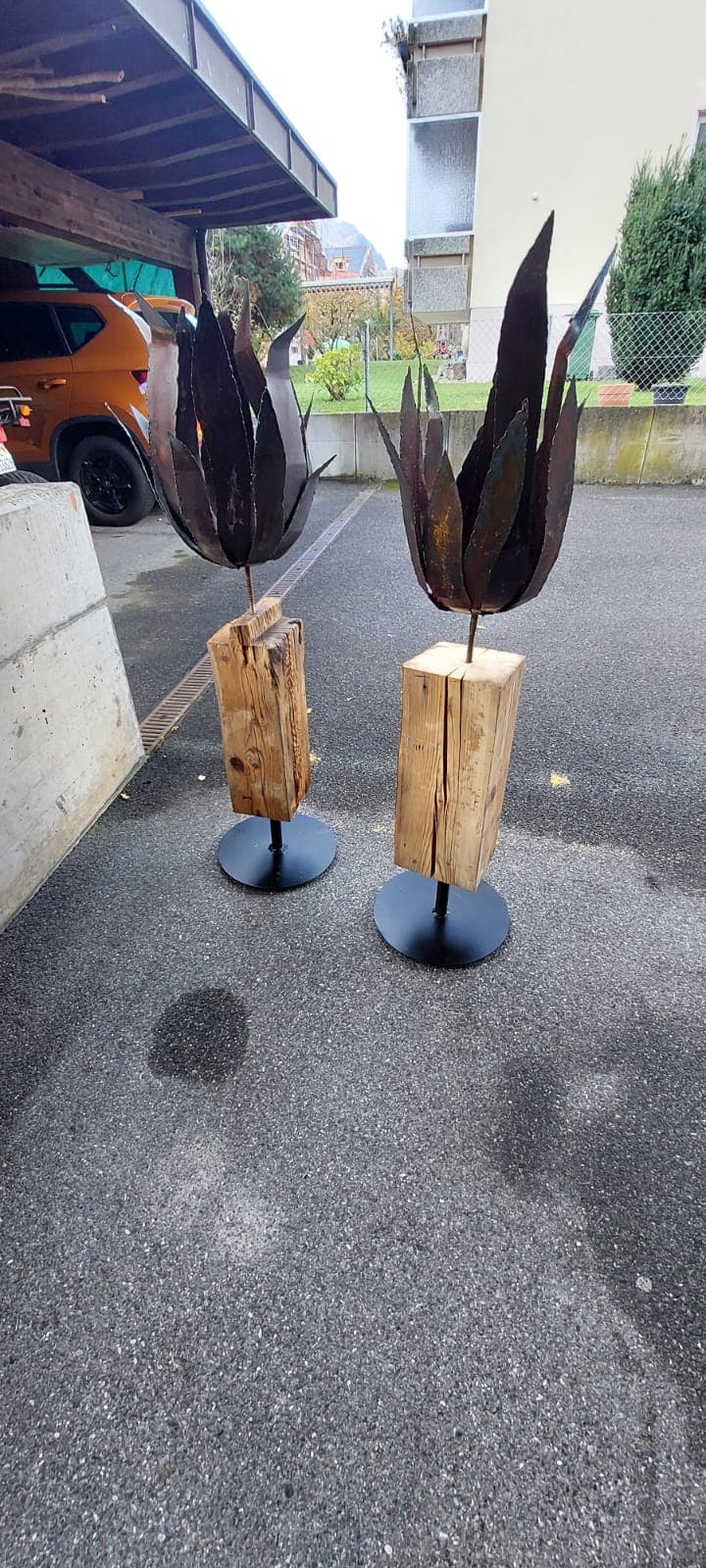 Metallkunstwerk von Nik Kläusler aus Bönigen – Inspiration für Auftragsarbeiten